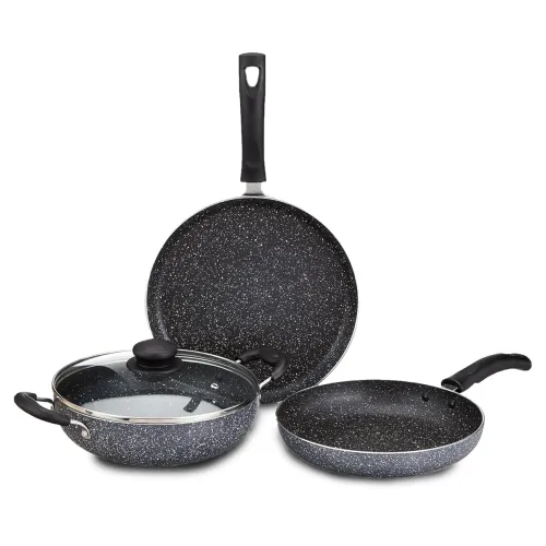 Image of Amazon Solimo 4-Pc Non-Stick Cookware Set