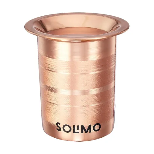 Image of Amazon Brand - Solimo Copper Tumbler Cup with Lid, Set of 2, 300 ml