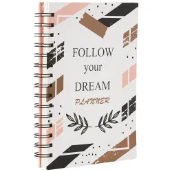Amazon Solimo Daily Planner (Undated, Hardbound, 150 Pages, Black)