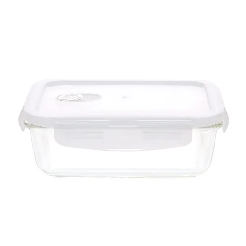 Image of Amazon Solimo Glass Containers Set of 2, 140ml Each