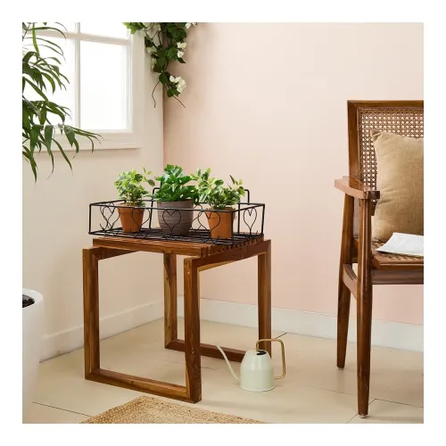 Image of Amazon Solimo Metal Pot Stand