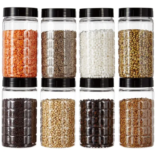 Image of Amazon Solimo Plastic Spice Jars So8