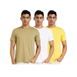 Amazon Symbol Men’s Cotton T-Shirt Combo Pack of 3