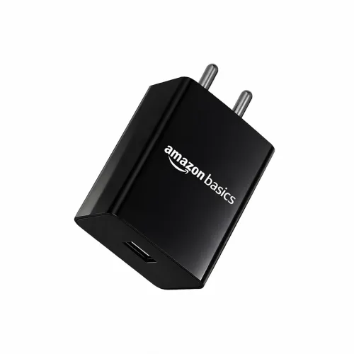 Image of Amazon Basics 18W Quick Charge 3.0 USB Wall Charger - Black