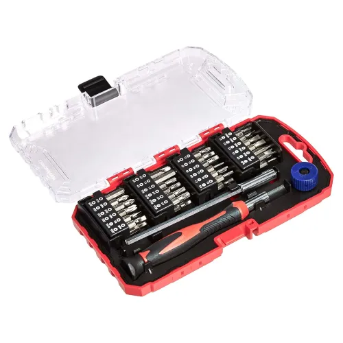 Image of AmazonBasics 51-Piece Precision Screwdriver Bit Set (17.1 x 9.7 x 2.8 cm)
