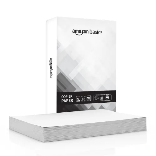 Image of Amazon Basics A4 Copier Paper 75 GSM 500 Sheets