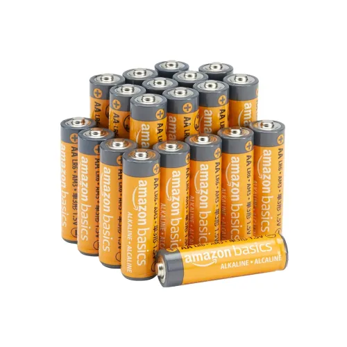 Image of AmazonBasics AA Performance Alkaline Non-rechargeable Batteries (20-Pack) - Packaging May Vary