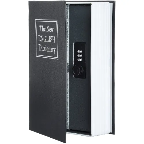 Image of AmazonBasics Book Safe with Combination Lock, Black