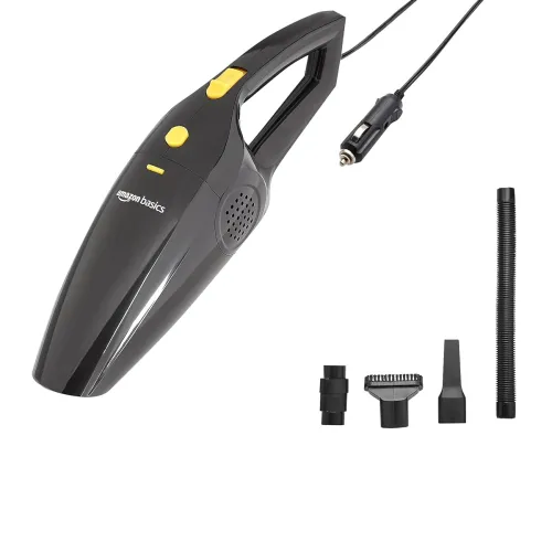 Image of AmazonBasics Car Vacuum Cleaner – 3000Pa, Wet & Dry, Black