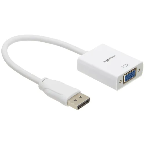 Image of AmazonBasics DisplayPort‑to‑VGA Monitor Adapter Pack of 5
