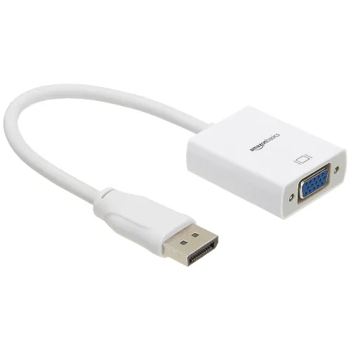 Image of AmazonBasics DisplayPort to VGA Display Monitor Adapter Pack of 5