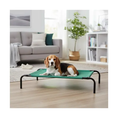 Image of AmazonBasics Elevated Cooling Dog Cot Bed