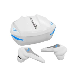 Amazon Basics Gaming TWS Earbuds (White, 60H, 50ms Low Latency)