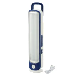 amazon basics Glow 180 Degree Rechargeable Led Light, Blue, White