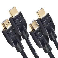 AmazonBasics High-Speed HDMI Cable 3ft pack of 2