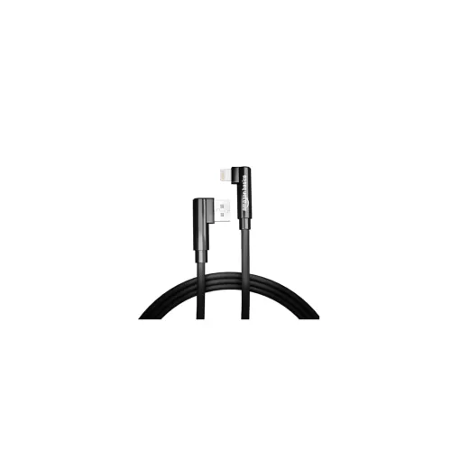 Image of amazon basics L Shape 3A Fast Charging Cord, USB A to Lightning Cable, 480 Mpbs Data Transmission For iPhone, iPad 1 Met