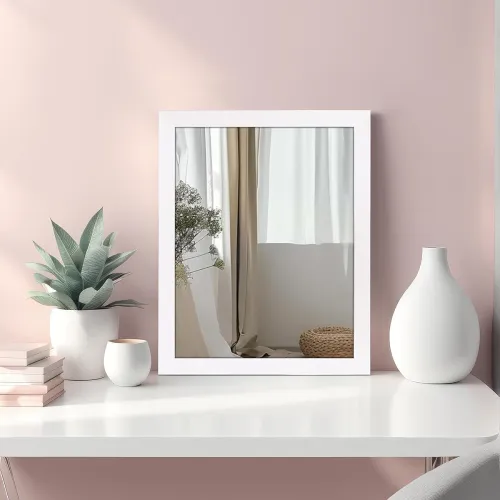 Image of Amazon Basics Metal Exquisite Rectangular Wall Mirror 41 cm x 51 cm