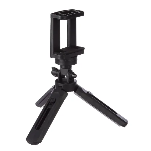 Image of Amazon Basics Portable & Flexible Mini Tripod with Mobile Holder & 360 Degree Ball Head, for Smart Phones, Compact Camer