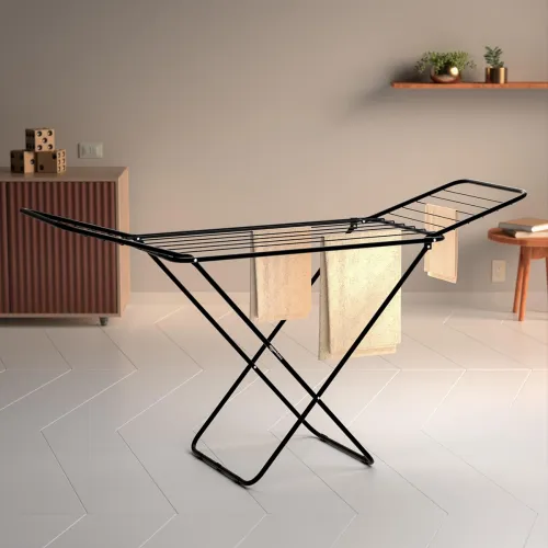 Image of AmazonBasics Premium Cloth Drying Stand - 3 Way Folding