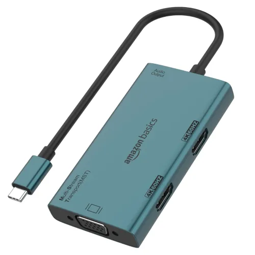 Image of Amazon Basics Pro Series 4-in-1 Type-C Multi-Function USB Hub