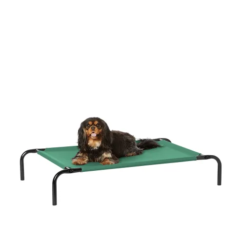 Image of AmazonBasics Small Elevated Cooling Pet Dog Cot Bed