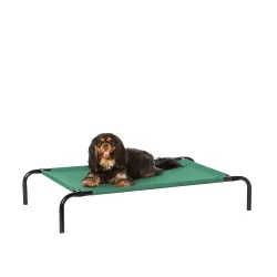 AmazonBasics Small Elevated Cooling Pet Dog Cot Bed