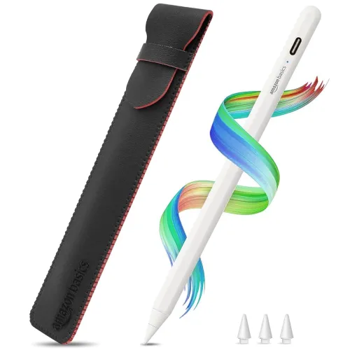 Image of Amazon Basics Stylus Pen for iPad – 2nd Gen, White