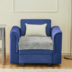 Amazon Basics – Velvet Quilted Make Your Own Sofa Cover