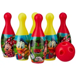 Amazon Brand - Jam & Honey Mickey Mouse Bowling Set