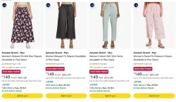 Amazon Brand - Myx Womens plazzo upto 90% discount