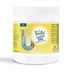 Amazon Brand - Presto! Caustic Soda Powder 1Kg