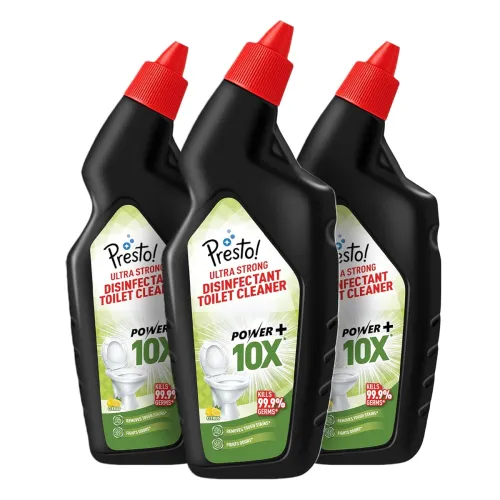 Image of Amazon Brand Presto! Citrus Toilet Cleaner 3L (3x1L)