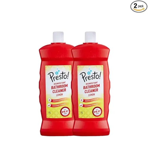 Image of Amazon Brand - Presto! Disinfectant Bathroom Cleaner Liquid 1 L x 2 Packs
