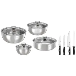 Amazon Brand - Solimo Double Walled Insulated Serving Bowls 