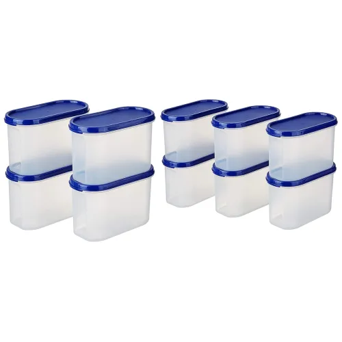 Image of Amazon Brand - Solimo Modular Plastic Storage Containers 