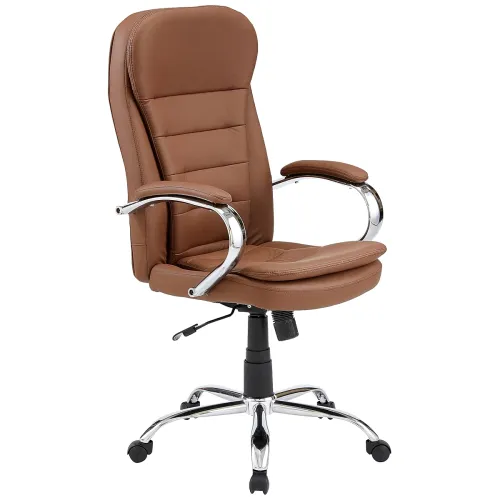 Image of Amazon Brand - Solimo Obidos High Back Executive Chair (Brown)