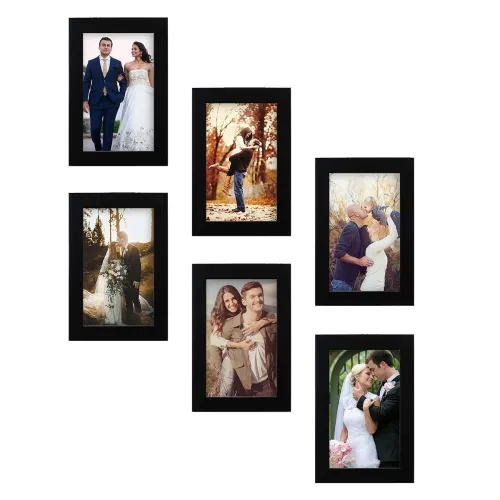 Image of Amazon Brand - Solimo Photo Frames (4" x 6") set of 6