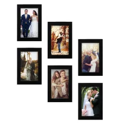 Amazon Brand - Solimo Photo Frames (4 x 6) set of 6