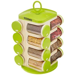 Amazon Brand - Solimo Revolving Spice Rack Set 