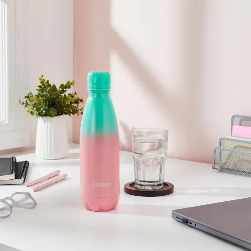 Image of Amazon Brand - Solimo Stainless Steel Insulated Cola Bottle – 500ml