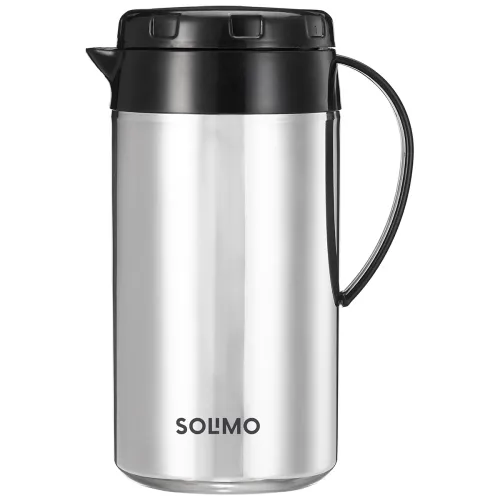 Image of Amazon Brand - Solimo Stainless Steel Polo Flask 900ml.