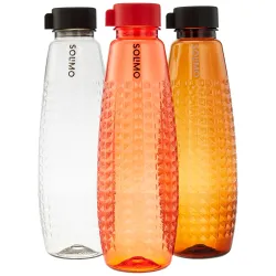Amazon Brand - Solimo1 Ltr Water Bottles | Set of 3