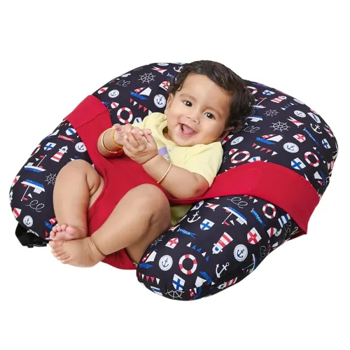 Image of Amazon Brand - Supples Baby Feeding Pillow Blue