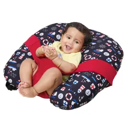 Amazon Brand - Supples Baby Feeding Pillow Blue