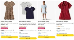 Amazon Brand - Symbol kids dresses upto 68% discount 