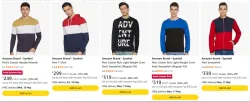Amazon Brand - Symbol Mens Hoodie upto 70% discount 