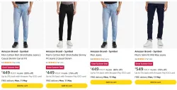 Amazon Brand - Symbol Mens Jeans Upto 70% discount 