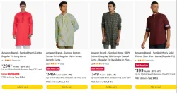 Amazon Brand - Symbol Mens Kurtas upto 85% discount