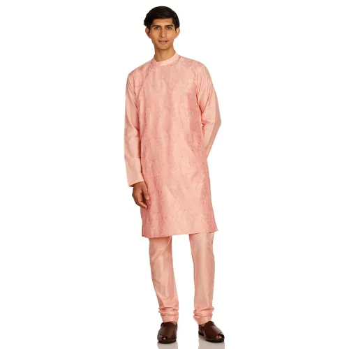 Image of Amazon Brand - Symbol Men's Long Kurta & Pyjama Set 
