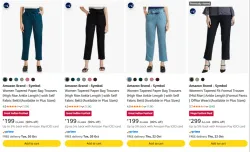 Amazon Brand - Symbol Womens Trouser upto 90% Discount